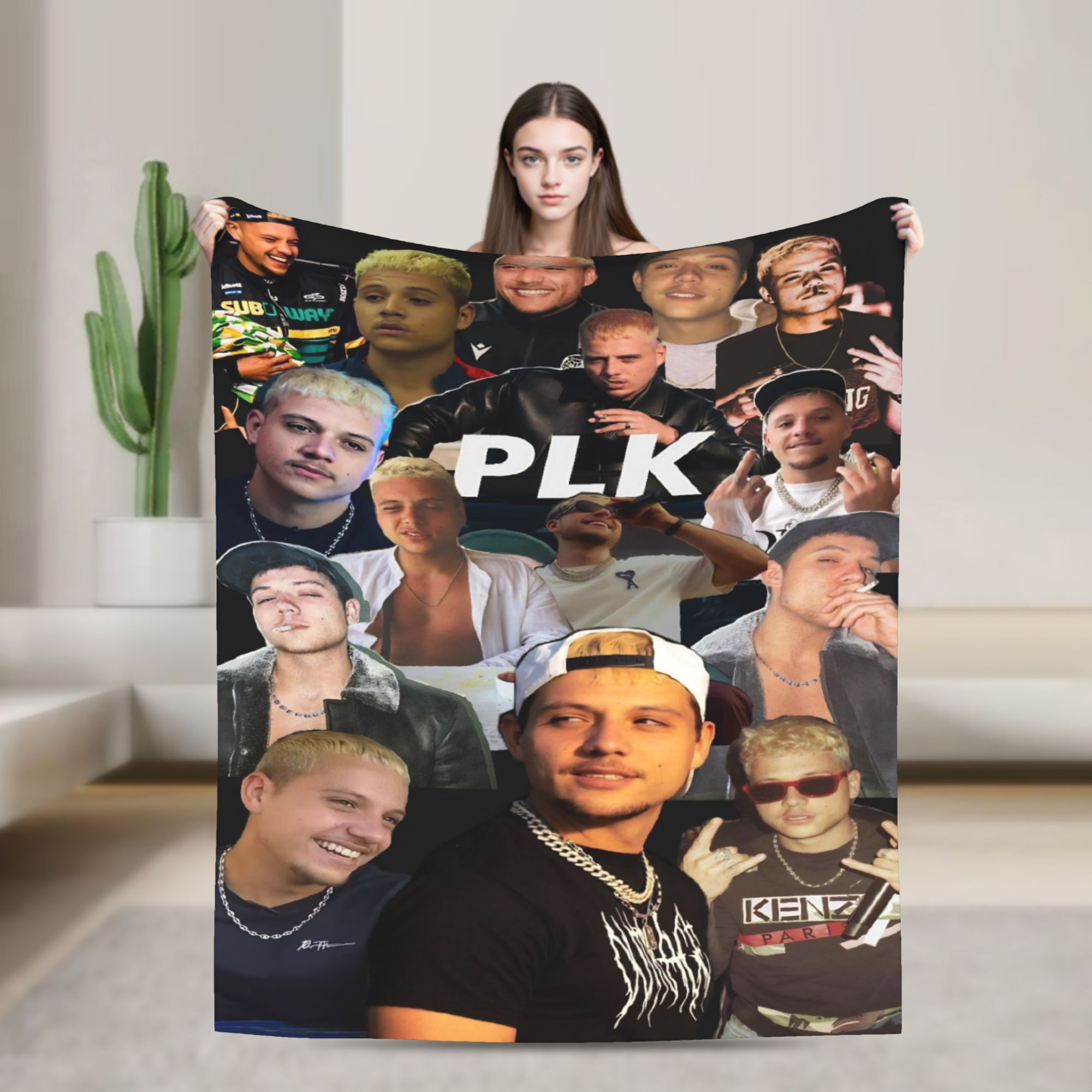 Photography Of War - PLK French Rapper Photo Blankets Travel