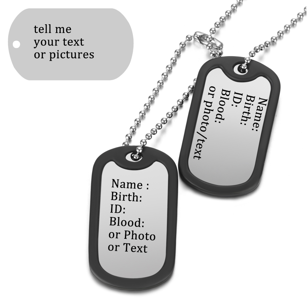 Photography Of War - Personalized Stainless Steel Dog Military Army