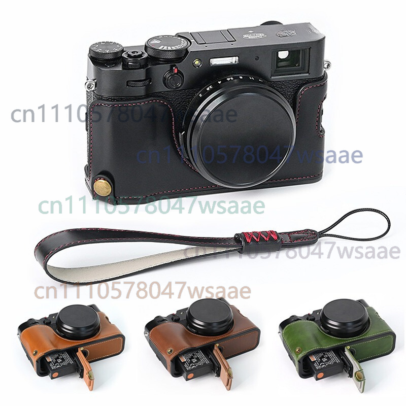 Camera Strap Leather - 1PCS Leather Half Case for FUJI