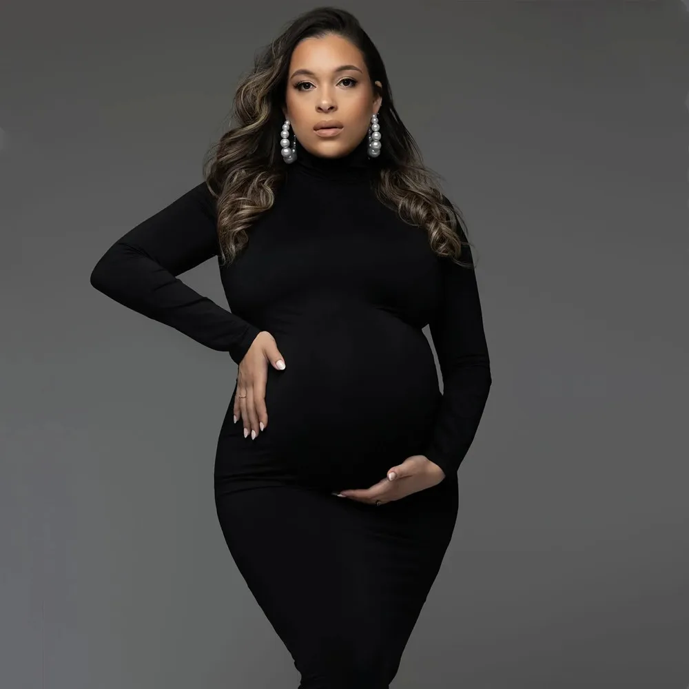 Photography Club - Black Skinny Dress Maternity Photography Prop