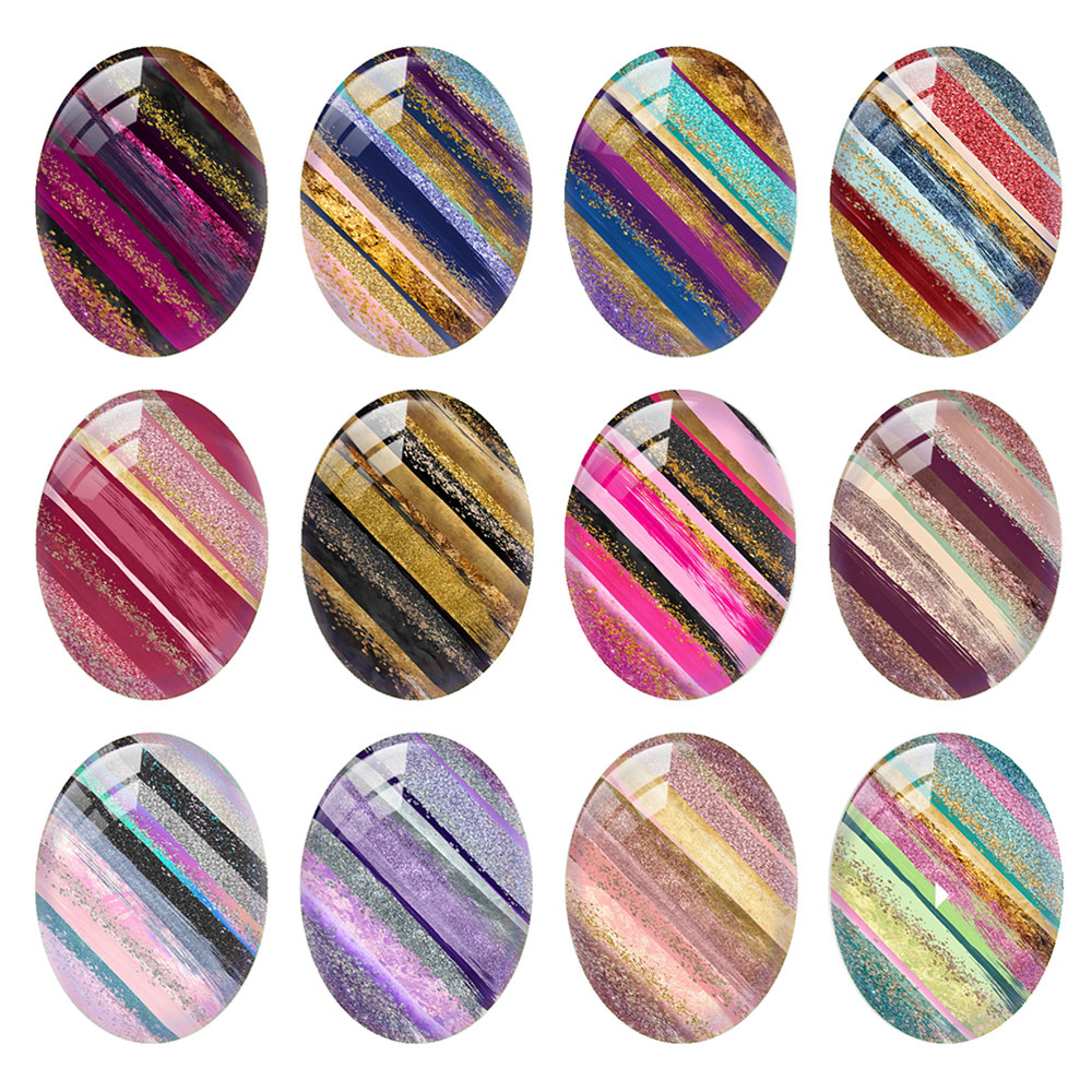 Photography Techniques - Random Mixed Round/Oval/Square Oil Painting Brush