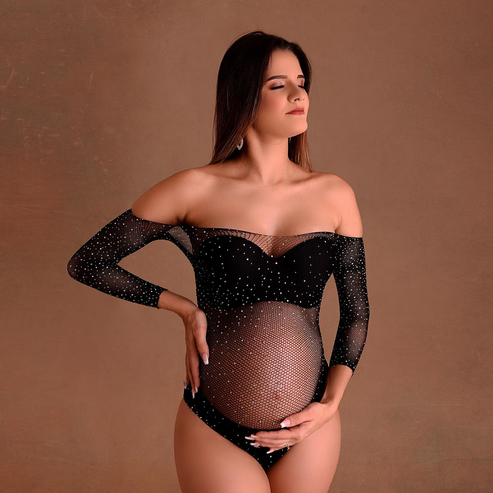 Photography Club - Maternity Photography Props Sexy Goddess Shiny