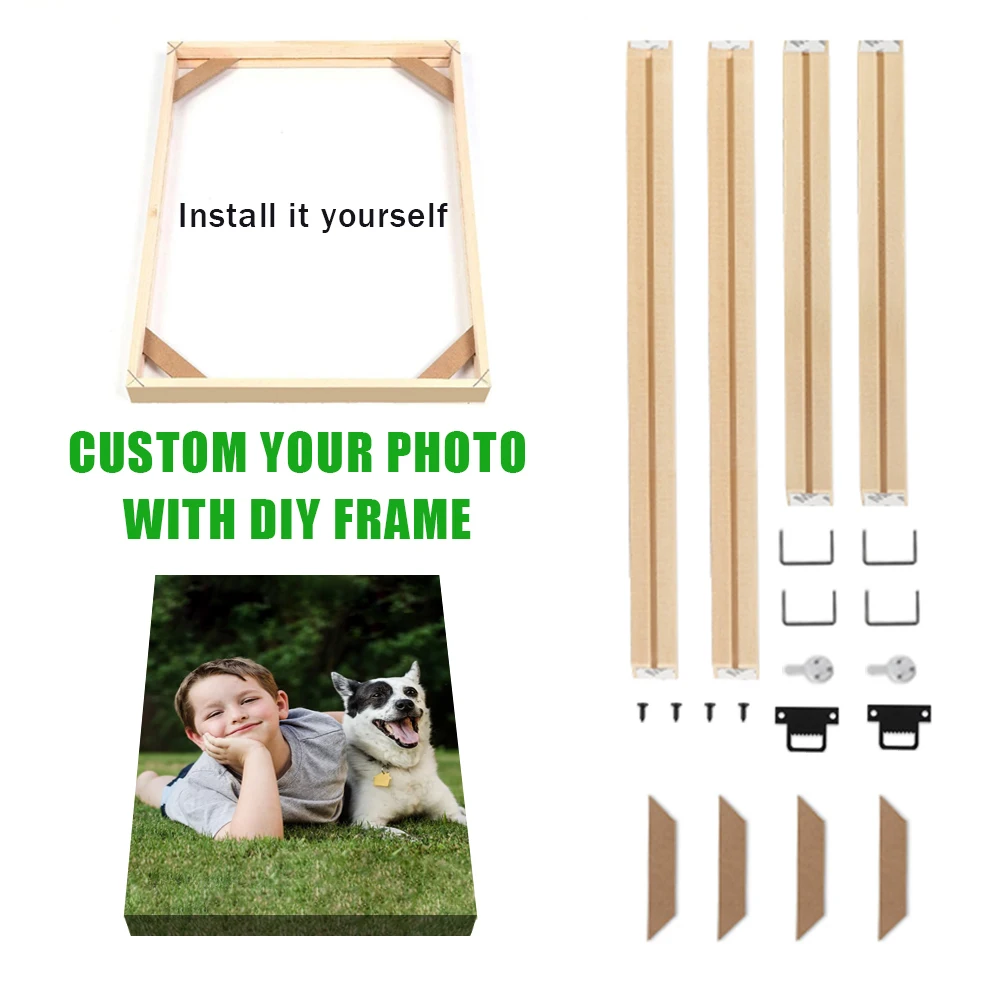 Photograph Lyrics - Custom Canvas Painting for Family, Landscape,
