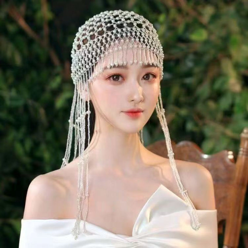Vintage Handmade Beaded Pearl  - Photography Wedding 评论和价格