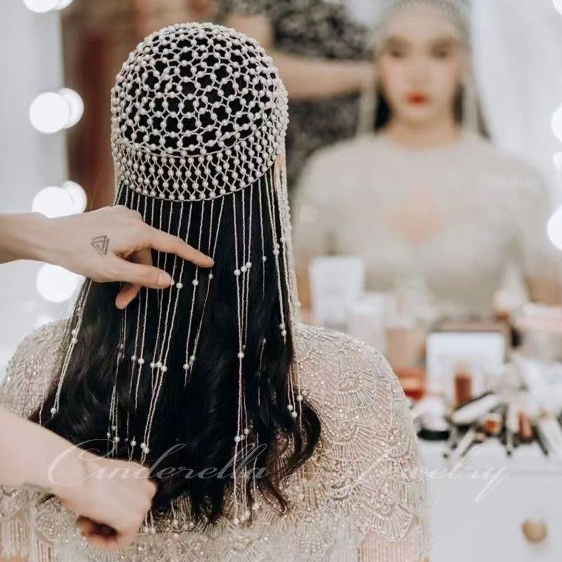 Vintage Handmade Beaded Pearl  - Photography Wedding 评论和价格