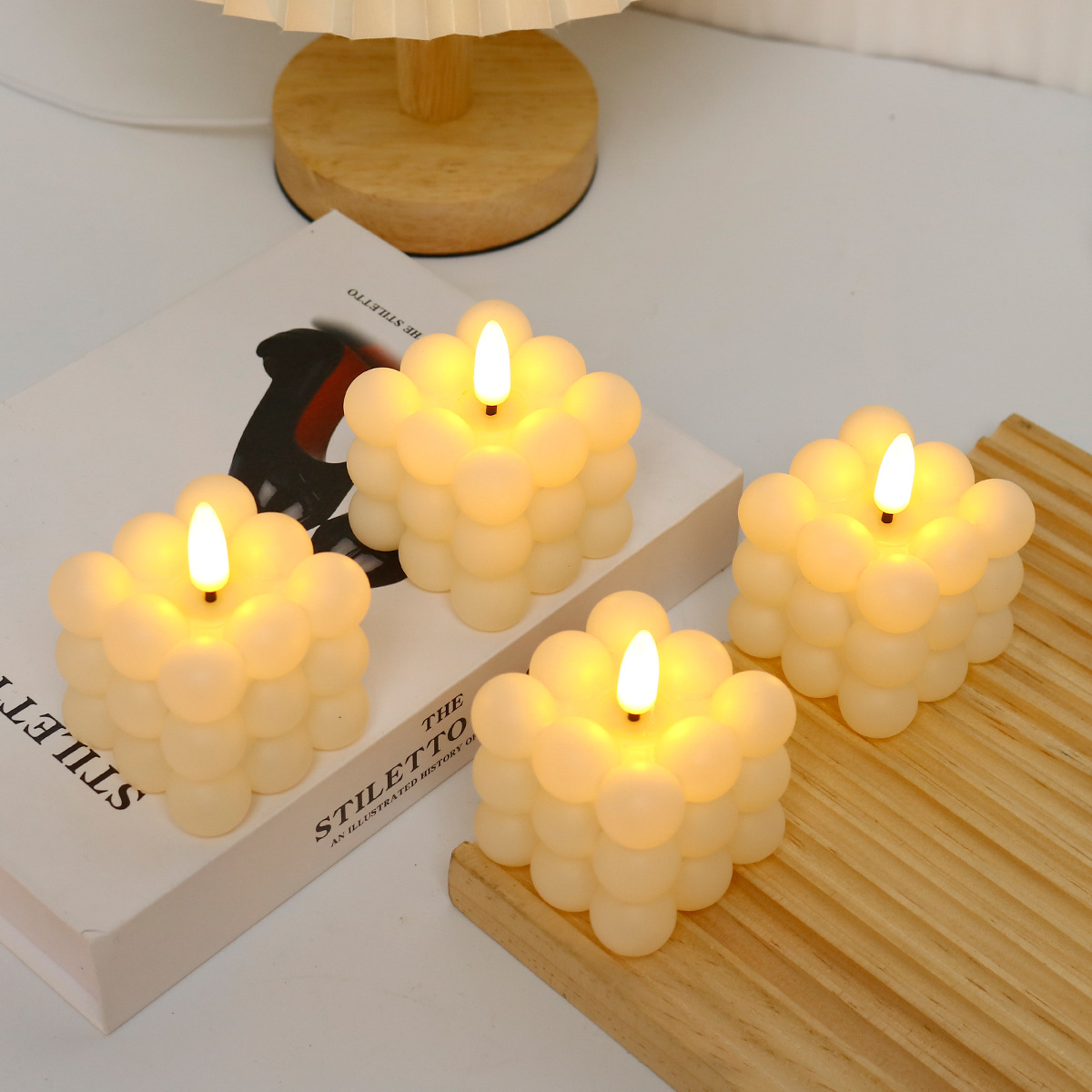 Led Candle  Cube for Wedding,  - Photography Wedding 评论和价格