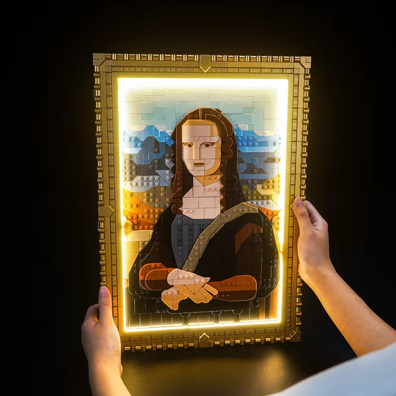 DIY Mona Lisa Building Blocks  - Photography Icon 评论和价格