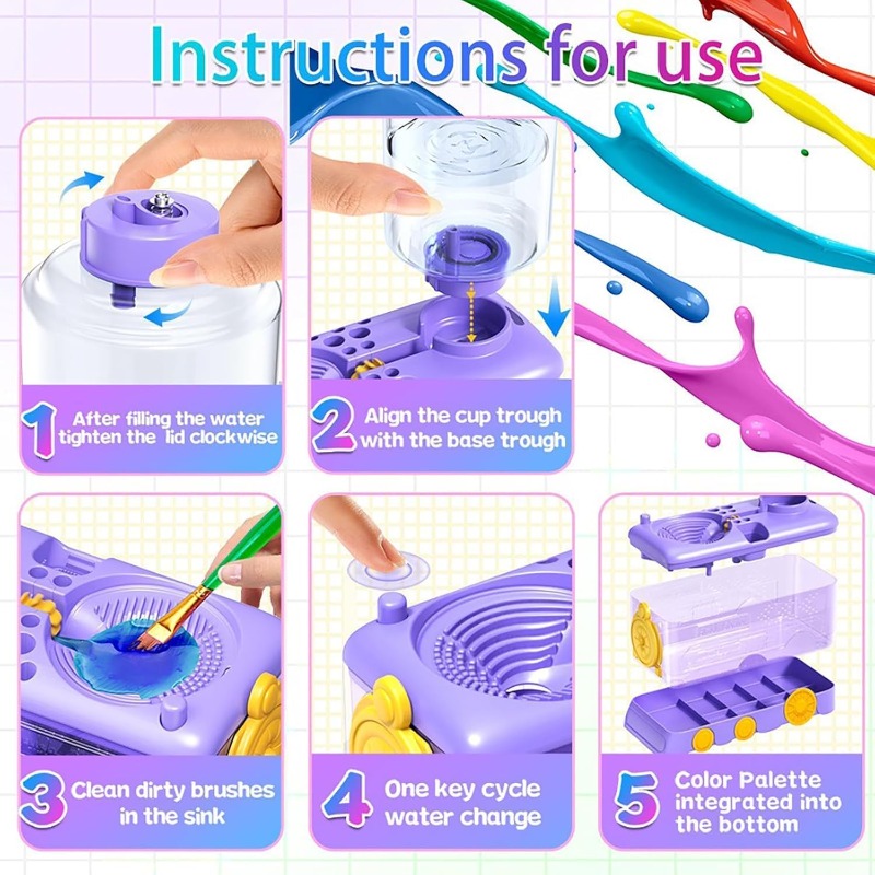 Automatic Water Changing Brush - Photography Techniques 评论和价格
