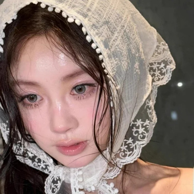 Fashion White Lace Head Wrap S - Photography Triangle 评论和价格