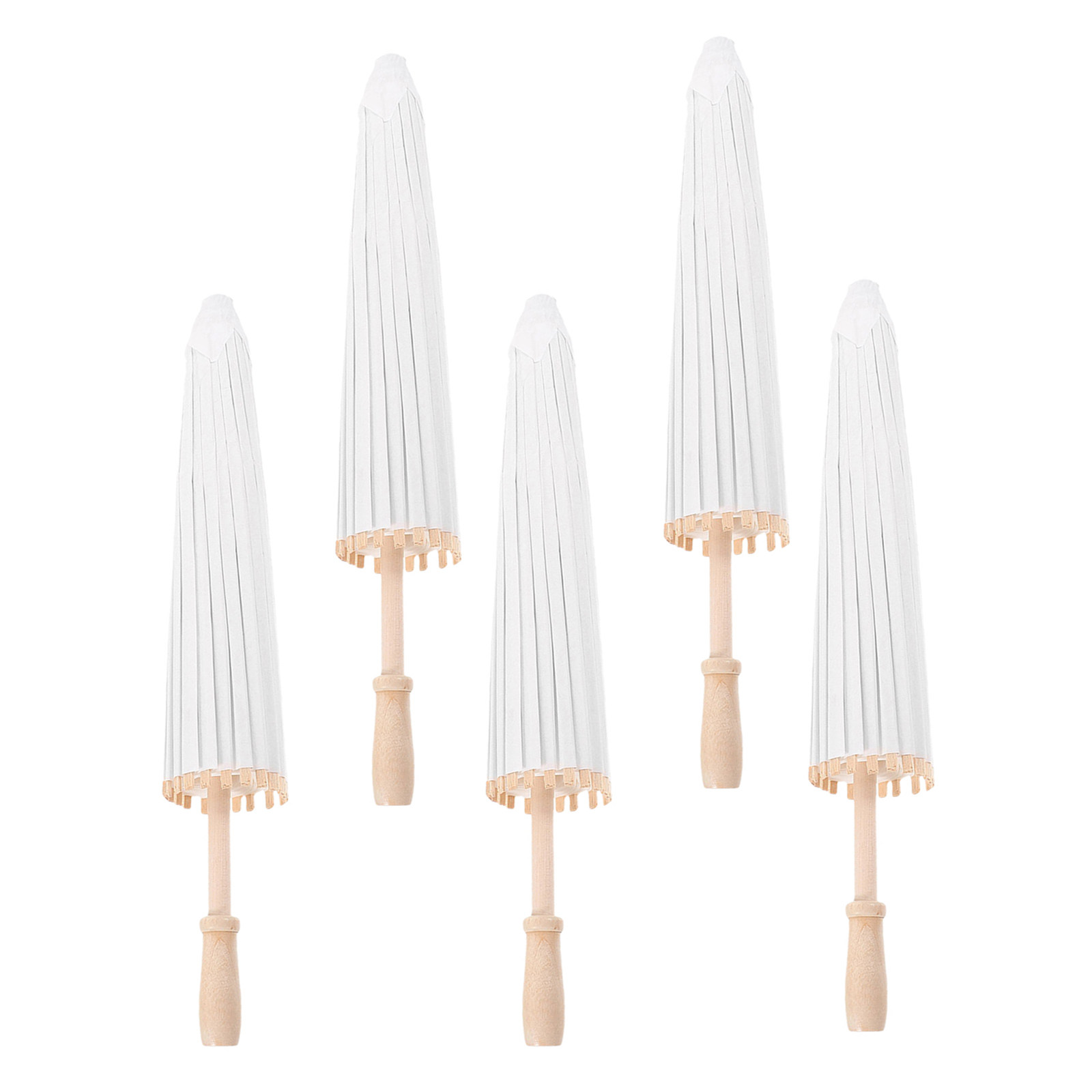 5Pcs White Paper Umbrellas Chi - Photography Umbrella 评论和价格