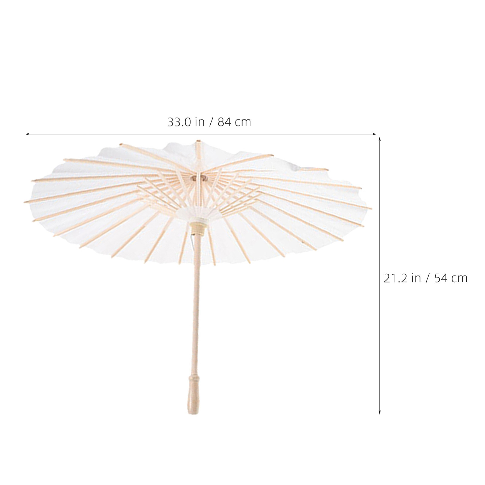 5Pcs White Paper Umbrellas Chi - Photography Umbrella 评论和价格