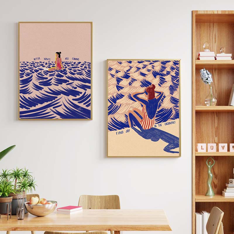 Nordic Minimalistic Art Surfin - Photography Pose 评论和价格