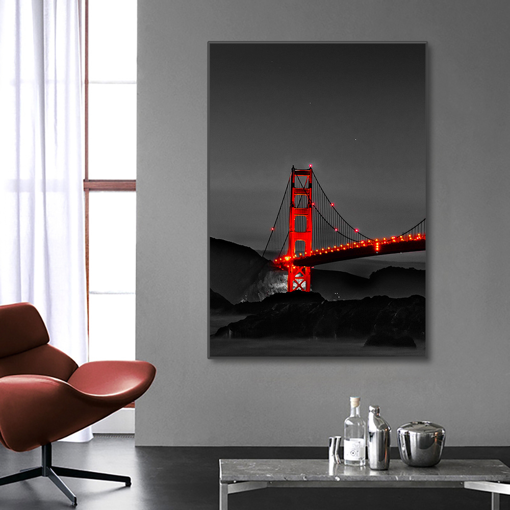 3PCS Frameless Poster Golden G - Photography Pose 评论和价格