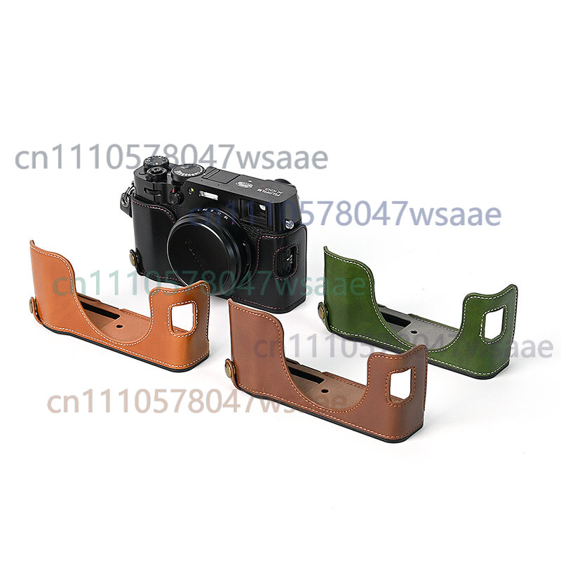1PCS Leather Half Case for FUJ - Camera Strap Leather 评论和价格