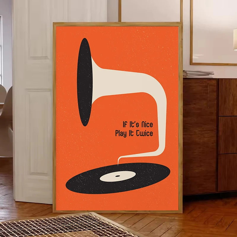 Mid Century Vinyl Record Canva - Photography Pose 评论和价格