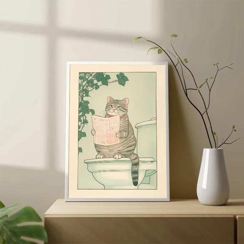 Frameless Cat in the Bathtub J - Photography Pose 评论和价格