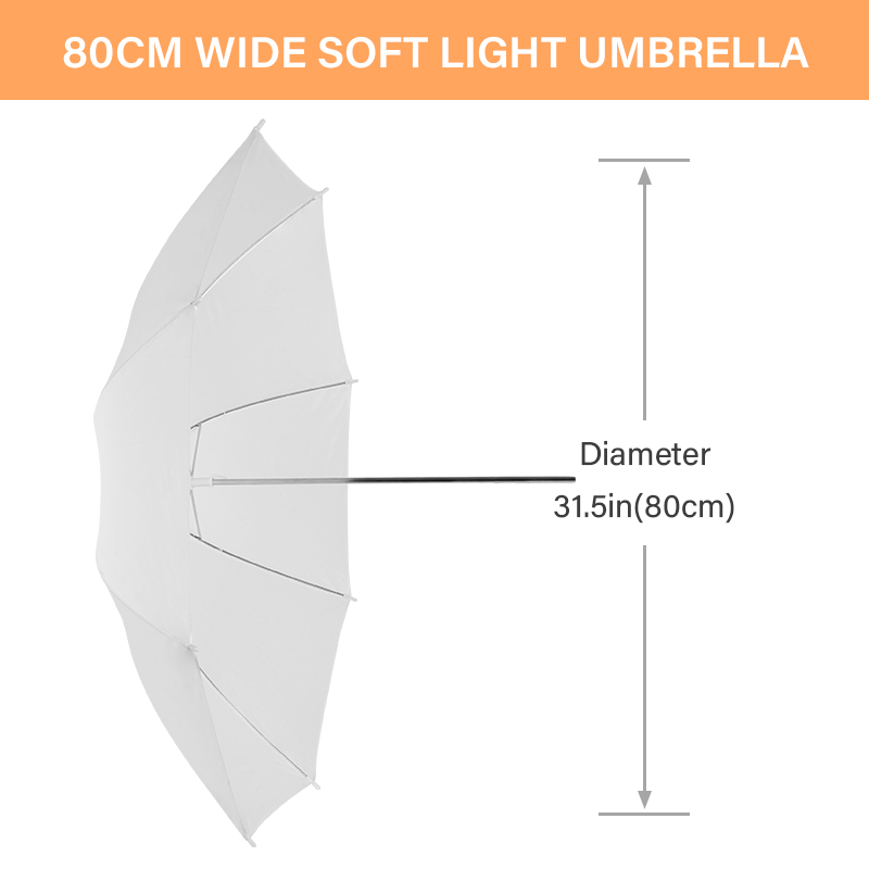 76 * 80cm X4 Transparent White - Photography Umbrella 评论和价格