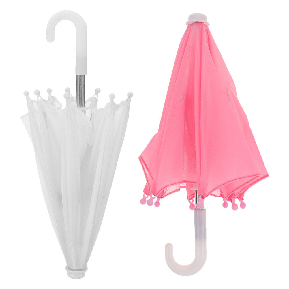 2Pcs Stylish Mini Umbrellas Do - Photography Umbrella 评论和价格