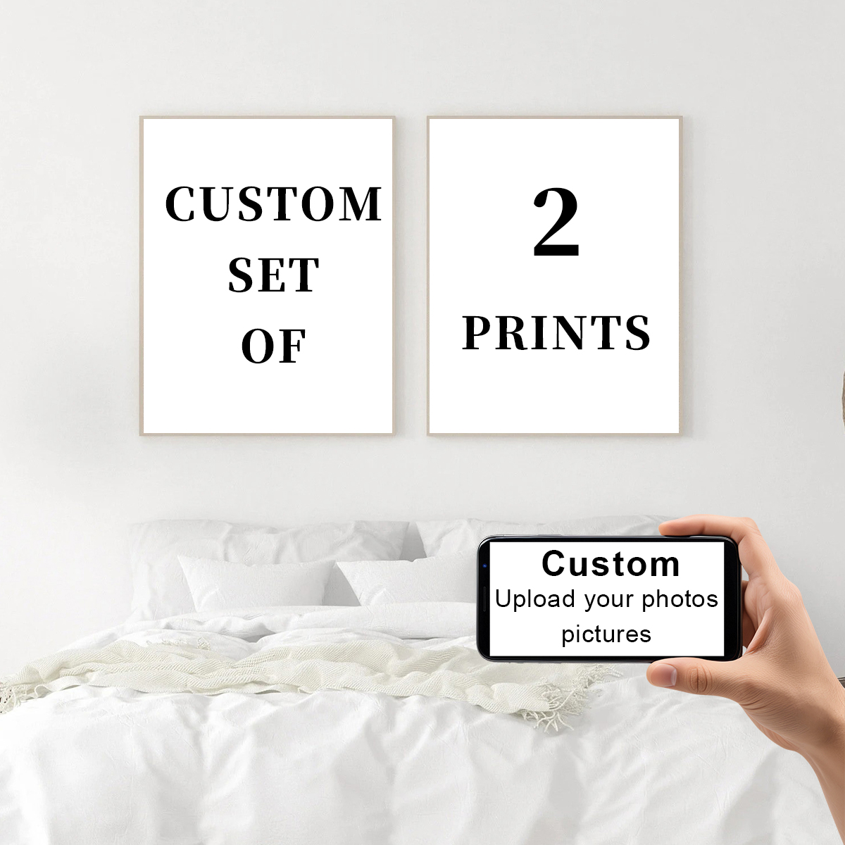 2pcs/set Custom Canvas Prints  - Photograph Lyrics 评论和价格