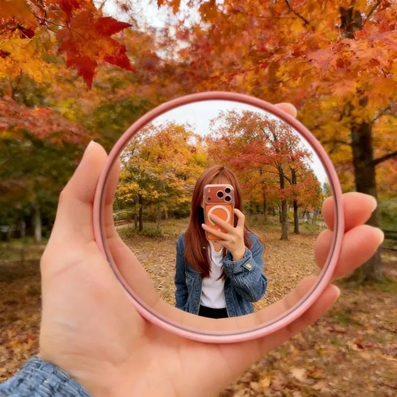 9.5/7.5cm Handheld Selfie Mirr - Photography Solo 评论和价格
