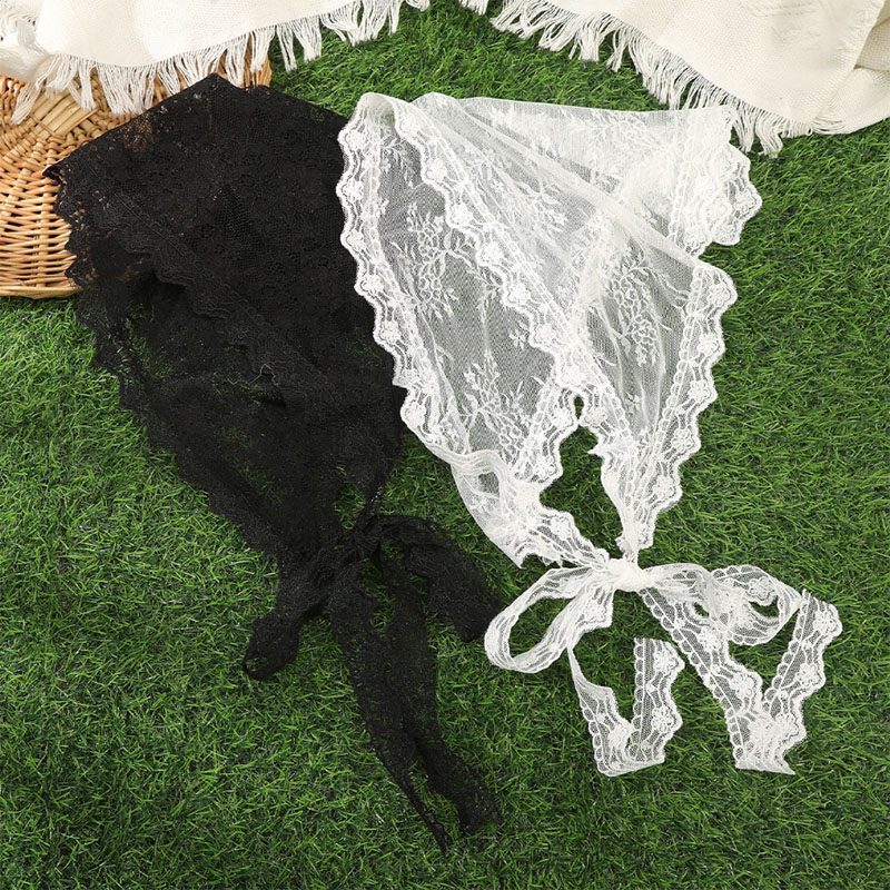 New 1Pc Triangle Lace Scarf Wh - Photography Triangle 评论和价格
