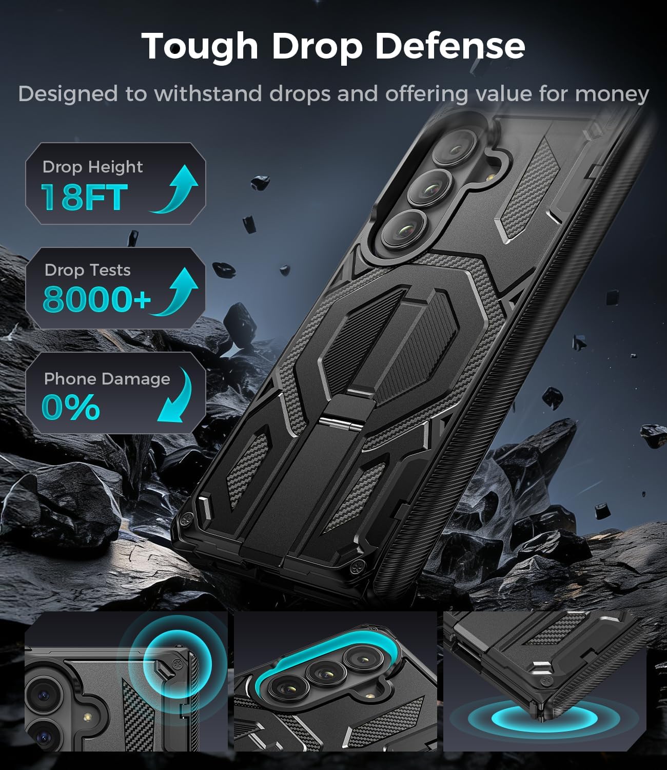 Magnetic Stand Case For Samsun - Photography Of War 评论和价格