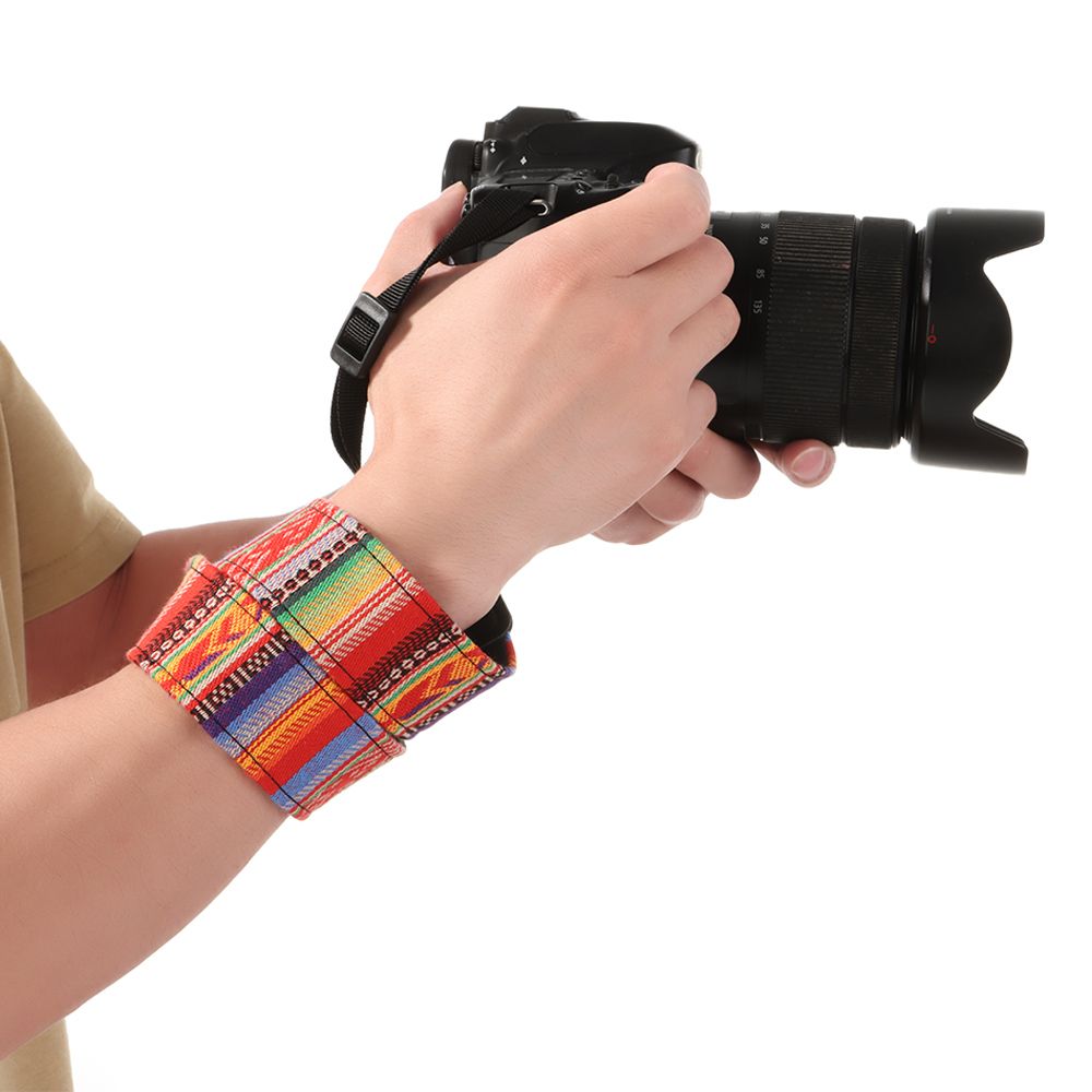 Ethnic Style Adjustable PU Lea - Camera Strap Leather 评论和价格