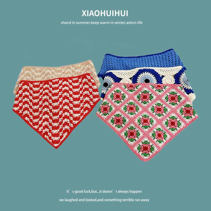 French Ins Knitted Lace Triang - Photography Triangle 评论和价格